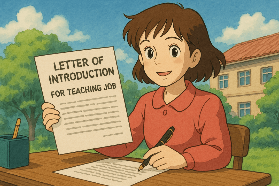 Letter of Introduction for Teaching Job: Examples and Writing Guide